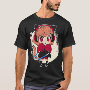 Cat Hula HoopGirl T-shirt