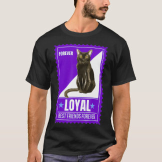 Cat Humor Bombay Kat Quote Forever Stamps Collec T-shirt