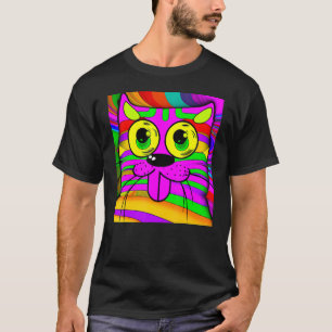 Cat humoristisch kat portret schattig katje t-shirt