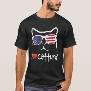 Cat I Love Catturd Funny T-Shirt