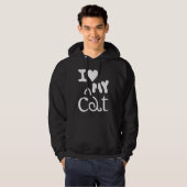 Cat   I Love My Cat 1 Hoodie (Voorkant volledig)