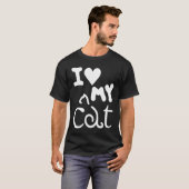 Cat I Love My Cat 1 T-shirt (Voorkant volledig)
