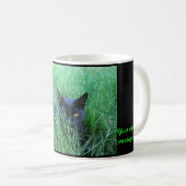 Cat-in-grass Aangepaste Mok (Voorkant rechts)