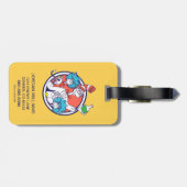 Cat in het Pet & Lab Tech One Lab Tech Two Bagagelabel (Achterkant horizontaal)