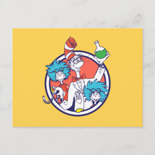 Cat in het Pet & Lab Tech One Lab Tech Two Briefkaart