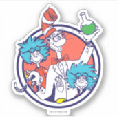 Cat in het Pet & Lab Tech One Lab Tech Two Sticker (Voorkant)