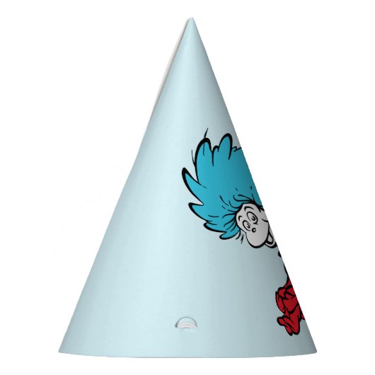 Cat in het Pet Thing One & Thing Two Feesthoedjes (Links)