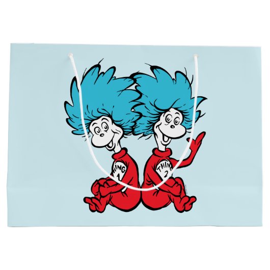 Cat in het Pet Thing One & Thing Two Groot Cadeauzakje (Achterkant)