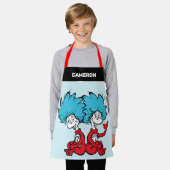 Cat in het Pet Thing One & Thing Two Schort (Gedragen)