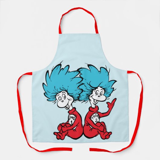 Cat in het Pet Thing One & Thing Two Schort (Voorkant)