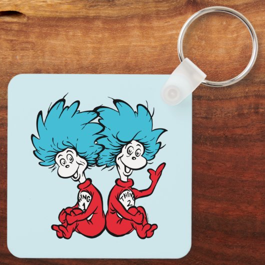 Cat in het Pet Thing One & Thing Two Sleutelhanger (Achterkant)