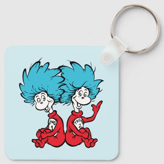 Cat in het Pet Thing One & Thing Two Sleutelhanger (Achterkant)