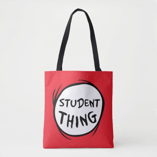 Cat in het Pet Thing One Thing Two Student Thing Draagtas (Voorkant)
