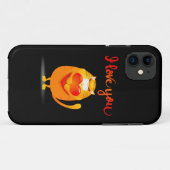 Cat in Love iPhone / iPad case (Achterkant (horizontaal))