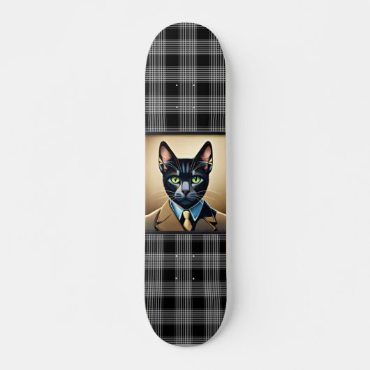 CAT IN PAK grappig Skateboard Deck (Voorkant)
