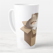 Cat In the box Latte Mok (Linkerhoek)