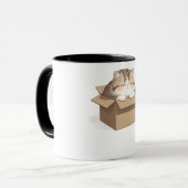 Cat in the Box Mok (Voorkant links)