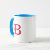 Cat in the Hat Balancing Act Monogram B Mok (Voorkant links)