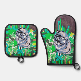 Cat, in the Ivy Ovenwant & Pannenlap Set