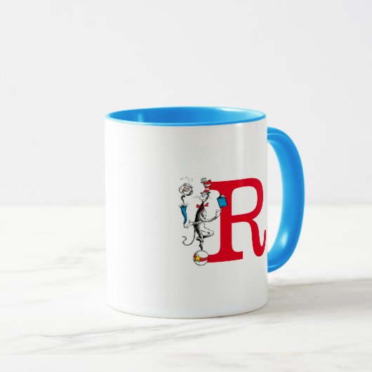 Cat in the Pet Balancing Act Monogram R Mok (Voorkant rechts)