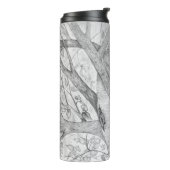 Cat in Tree Thermal Tumbler Thermosbeker (Gedraaid links)