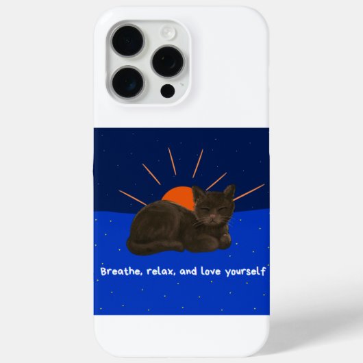 Cat iPhone 15 Pro Max Hoesje (Achterkant)