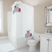 Cat is mijn liefde douchegordijn (In situ)