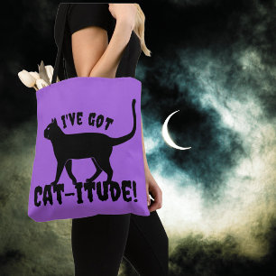 Cat-itude Crazy Chat Lady Purple Haze Sac fourre-t