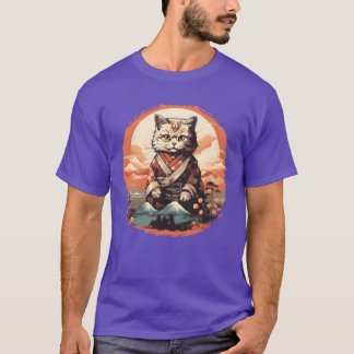 Cat Japanese Art vriend T-shirt