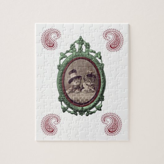 Cat Jigzaag Puzzle Legpuzzel (Verticaal)