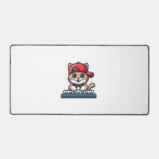 Cat Jouer Piano Design pour la musique et les Amou