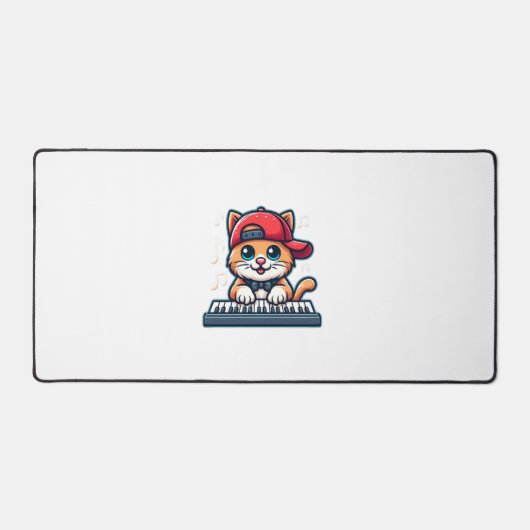 Cat Jouer Piano Design pour la musique et les Amou (Recto)