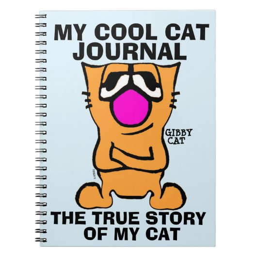 CAT JOURNAL DAGBOEK voor kinderen Kinderen, GIBBY Notitieboek (Voorkant)