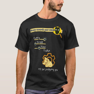 Cat Juding you T-shirt