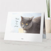 Cat Kaart heel erg bedankt (Achterkant)
