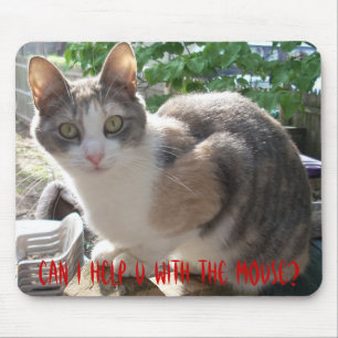 CAT: Kan ik u helpen met de muis? Muismat