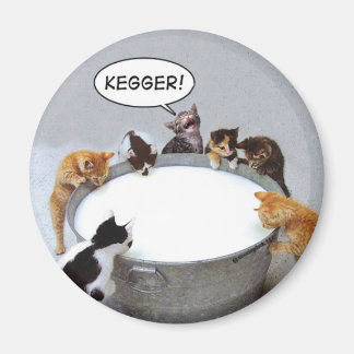 Cat Kegger Magnet Magneet