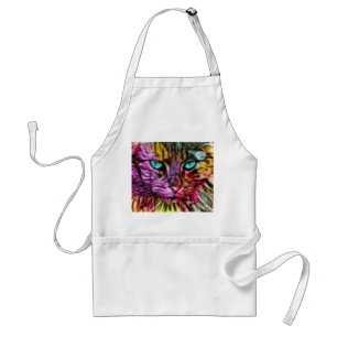 Cat Kitten Artsy Standaard Schort