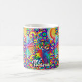 Cat Kitten Colorful Mok (Center)