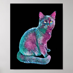 Cat Kitten Cute Fur Nose Funny Animals Poster