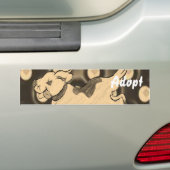 Cat Kitten Dog keurt Bumpersticker goed (Op auto)