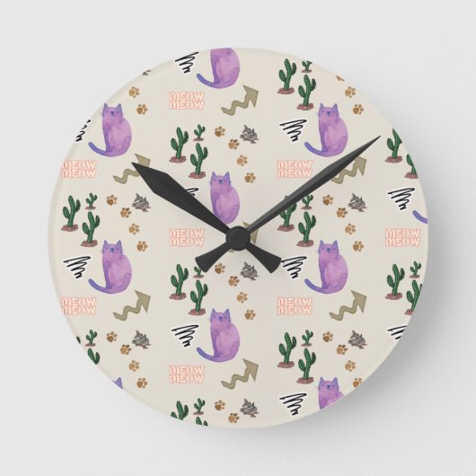 Cat Kitten Meow Horloge (Recto)