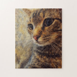 Cat Kitty Art Amoureux des chats Puzzle