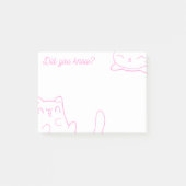 Cat Kitty Lunch Box Note Pad - Post-it Notes (Devant)