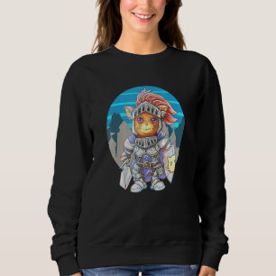 Cat Knight Cute a Cat Kitten Kat Parody Trui