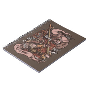 Cat Knight print Notitieboek