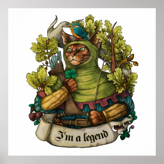 Cat Knight vintage impression (Devant)