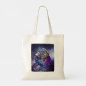 Cat Knitting Tote Bag (Achterkant)