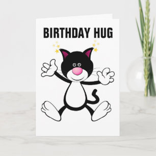 CAT KNUFFEL HAPPY BIRTHDAY WENSKAARTEN KAART