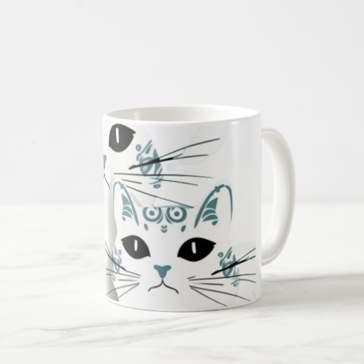 Cat-kofferbak Koffiemok (Voorkant rechts)